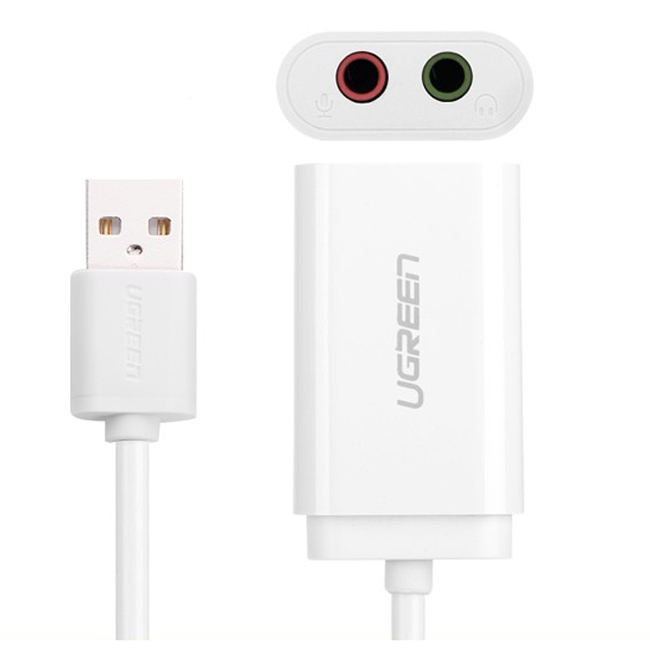 USB sound card 2.0 to 3.5mm Ugreen 30143