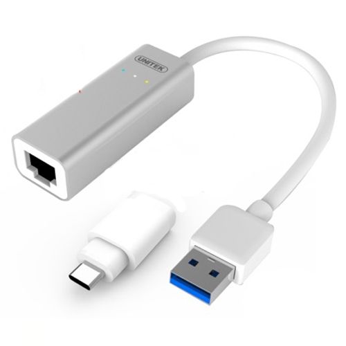 Cáp chuyển USB USB Type-C sang Lan Unitek Y3464A