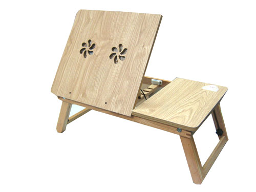 Bàn laptop gỗ sồi, Bàn laptop gỗ sồi hiệu Titi, Bàn để laptop bằng gỗ sồi giá rẻ