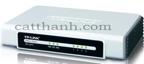 Modem ADSL2 TP-Link TD-8840 + 4 port Switch, Modem Tplink 4 cổng 
